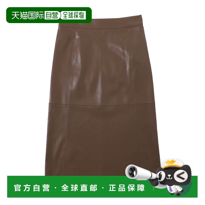 日本直邮S Max Mara 女士 Plata 半身裙棕色2529776023000 001Pla