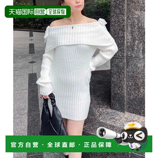 64442431 女士蝴蝶结露肩迷你连衣裙 1h可退 日本直邮SPIRALGIRL