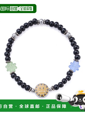 1h可退 日本直邮LION HEART LEO图案男女同款玻璃珠手链 1BR156