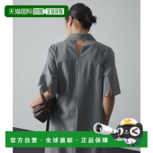 1h可退 日本直邮UNITED TOKYO 女装 2way条纹罩衫连衣裙 轻接触凉