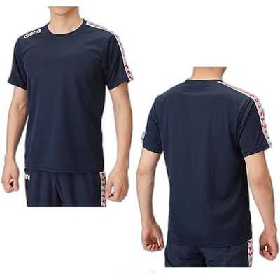 日本直邮Arena 运动服T 恤短袖男女同款ASS4HTU010