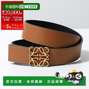腰带 Anagram E619Z20X03 女士双面皮革 日本直邮LOEWE