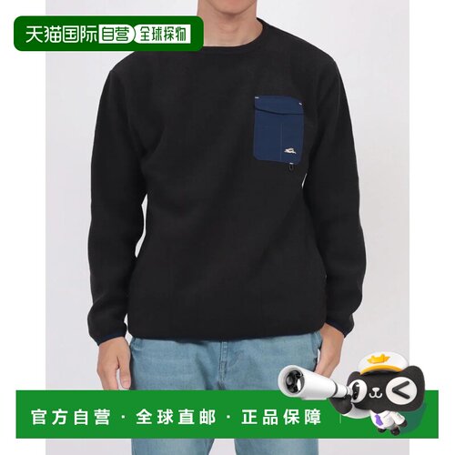 日本直邮KRIFF MAYER 布克莱口袋长袖T恤 黑色