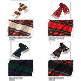 日本直邮JOHNSTONS 秋冬女士围巾披肩羊绒WA000016