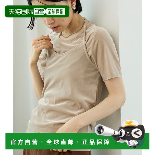 日本直邮FREAK'S STORE 女装 透感丝绒风T恤套装 【付后1h可退】