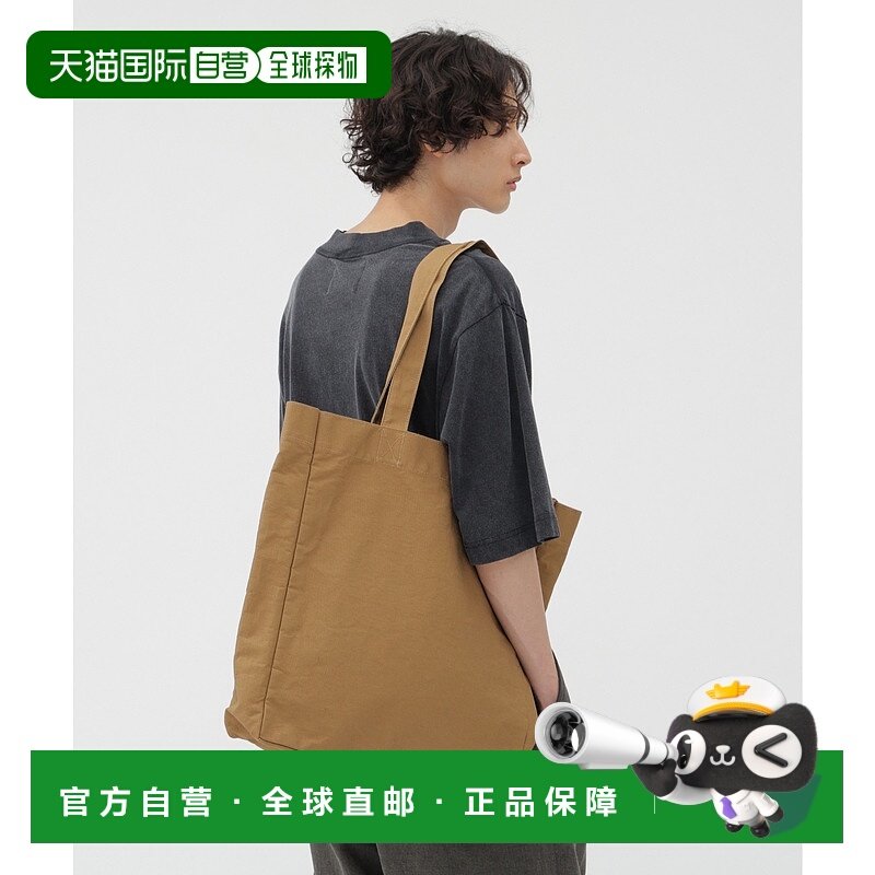 1h可退 日本直邮MHL. 女士 棉质帆布托特包 2WAY手提肩背 有隔层