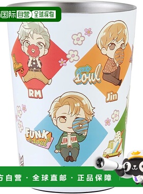 【日本直邮】Skater斯凯达咖啡杯400ml M TinyTAN真空断热STCV2-A