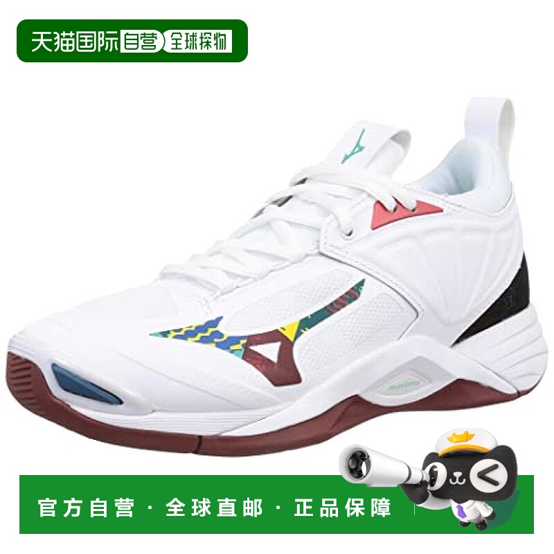 【日本直邮】Mizuno美津浓 运动鞋 白x红x绿  31cm 2.5E  V1GA211