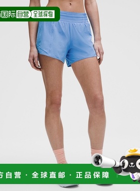 日本直邮 lululemon Hotty Hot 4英寸高腰带内衬短裤 [LW7DJAS]