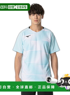 日本直邮MIZUNO 比赛衬衫球拍运动男女通用比赛服男式 62JAB00318
