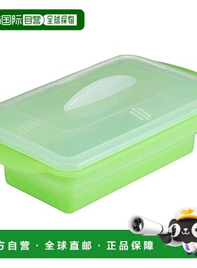 【日本直邮】Tamahashi 硅胶蒸汽盒 方形PC-SS06 绿色