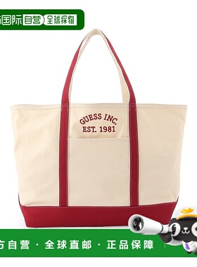 日本直邮GUESS SUMMERLINE Extra Large托特包手提包单肩包