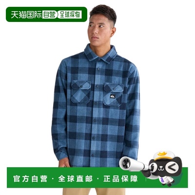 日本直邮Quiksilver BERING STRAIT CHECK 男士抓绒衬衫 25FWEQYP