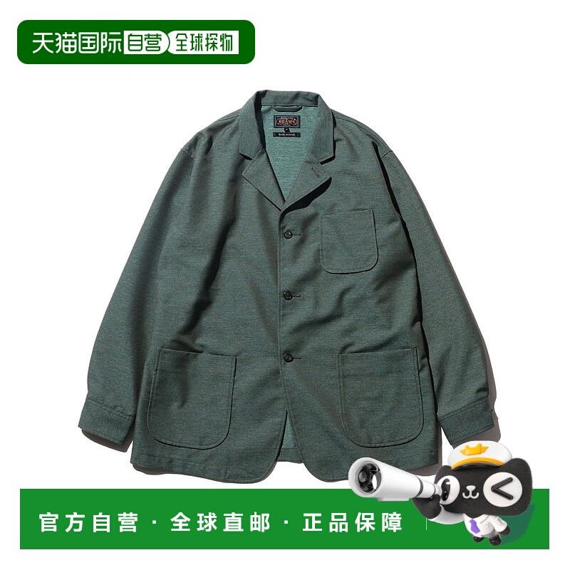 日本直邮BEAMS PLUS 4扣闪色斜纹袖口夹克