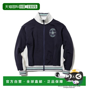 1h可退 日本直邮F-LAGSTUF-F 男士宽松立领运动夹克 编织领袖 刺