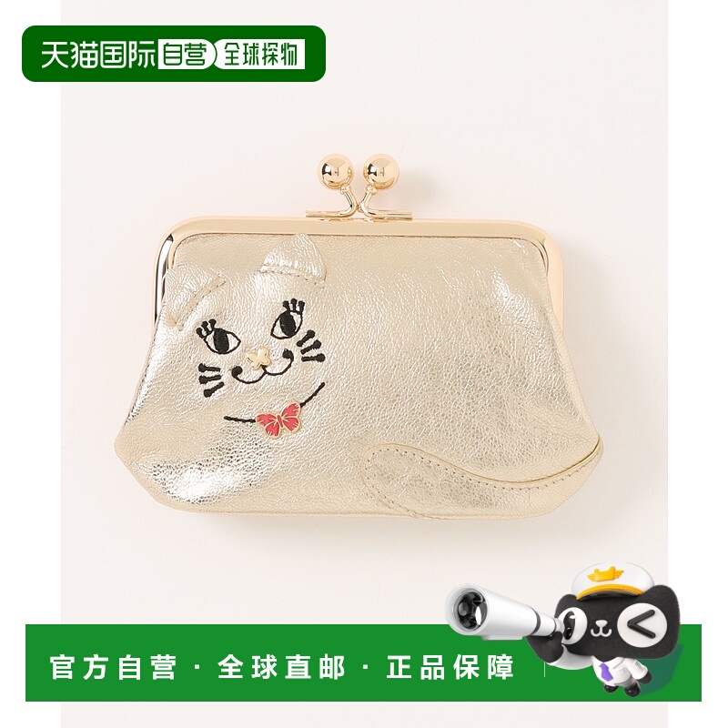 1h可退 日本直邮ANNA SUI 女士 软质牛皮 口金迷你钱包 318082