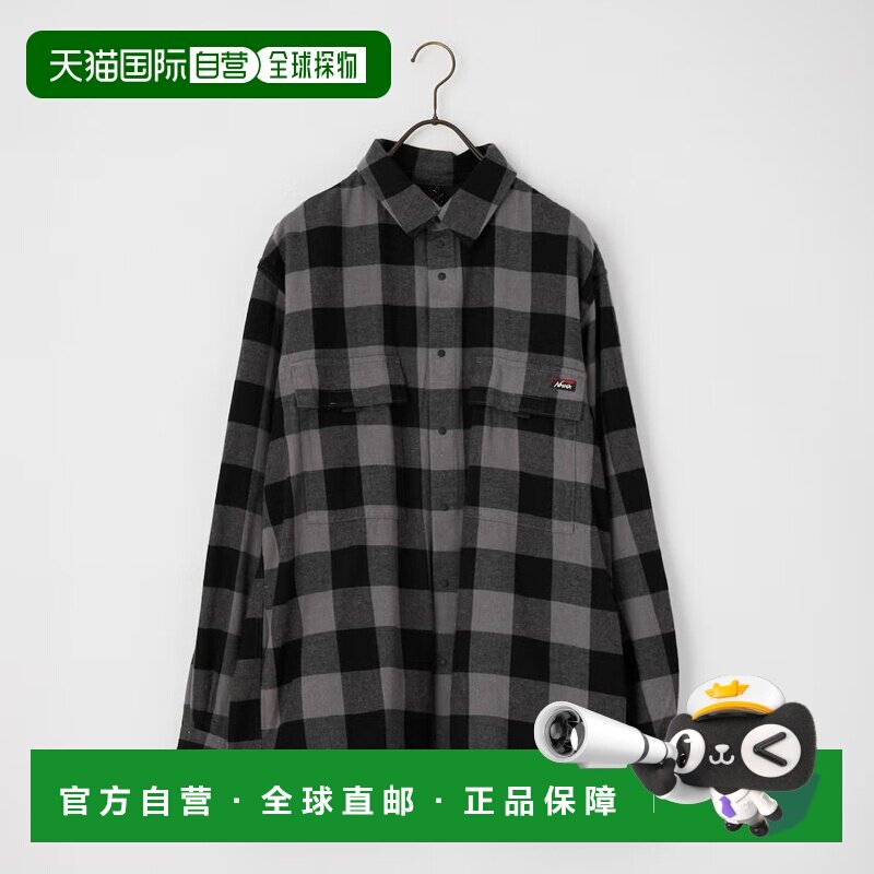 日本直邮NANGA 男装 格纹双口袋衬衫 N2620-1I060A【付后1h可退】