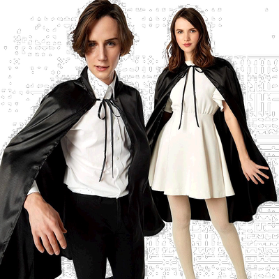 【日本直邮】Clearstone城市派对Cosplay黑色披风服装