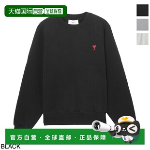 日本直邮AMI 男女士卫衣 bfusw005 747 001 红色 AMI DE COEUR SS