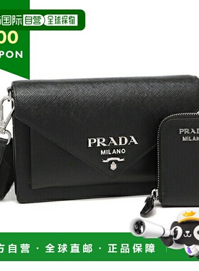 【99新未使用】日本直邮Prada 单肩包黑色女士 1BP020 2EVU N2O F