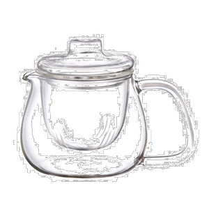 【日本直邮】KINTO茶具配件UNITEA玻璃茶壶透明质感简约450ml 836