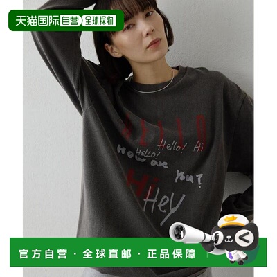 日本直邮官方授权 Whim Gazette 印花长袖T恤