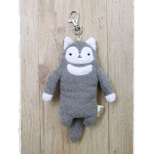 【日本直邮】Shinada玩偶挂件可爱浣熊毛绒挂饰背包钥匙扣公仔