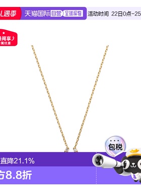 日本直邮Vendome Aoyama新款18K黄金钻石人气款马蹄项链AGVN64044