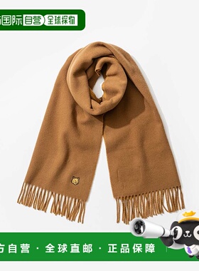 日本直邮Maison Kitsune LW06201WA0018 围巾 狐狸头贴片围巾 男