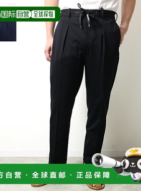 日本直邮CIRCOLO 1901 男士棉质平纹针织长裤 (CN4226) - 弹力珠