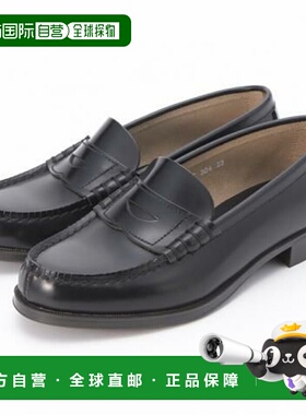 haruta 真皮 3e 22.5-26.0 黑棕色鞋高中女生初中生 3048