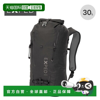 日本直邮EXPED Black Ice 30（396474）双肩背包卷盖设计时尚适合