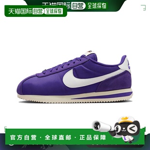 日本直邮Nike Cortez 舒适百搭耐磨 低帮 休闲跑步鞋 男款 紫白