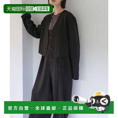 1h可退 日本直邮select MOCA Et 女士无领短款外套吊带背带裤套装