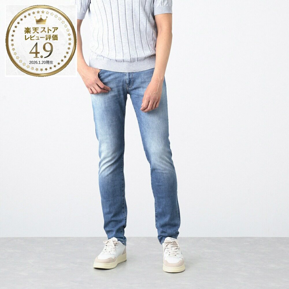 日本直邮PT TORINO DENIM 男士蓝色拉链牛仔裤 修身版型 c5dj05z3