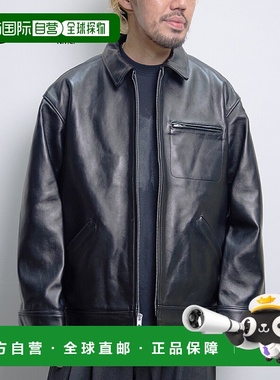 日本直邮Schott 皮革卡车司机夹克 TC 工作夹克羊羔皮皮夹克外套