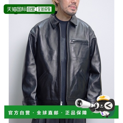 日本直邮Schott 皮革卡车司机夹克 TC 工作夹克羊羔皮皮夹克外套