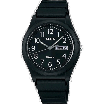 【日本直邮】Alba精工雅柏 石英男士手表AQPJ411黑色