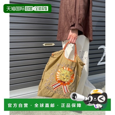 1h可退 日本直邮BALL&CHAIN 女士 D.LEOPARD 刺绣设计尼龙托特包