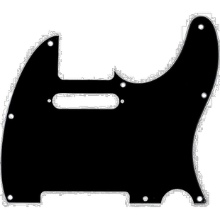 自营｜芬达电吉他护板8孔安装多层TELECASTER护板BLACK