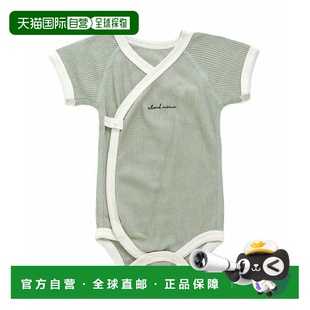 日本直邮官方授权 婴儿短袖 apres cours 格纹棉质肌肤 les 1h可退