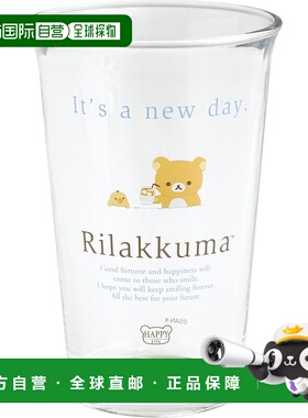 【日本直邮】San-X 拉拉熊字母厨房系列玻璃杯 TB66401 尺寸：约