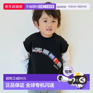 日本直邮Kladskap Train Applique 背心分层套头衫