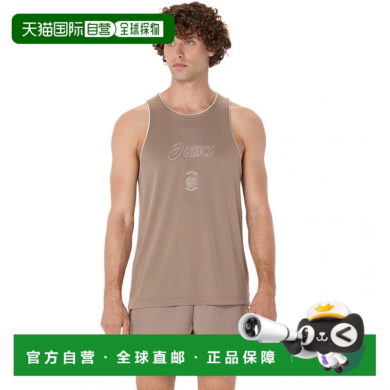 日本直邮ASICS亚瑟士男女同款背心2063A410-020新款吊带