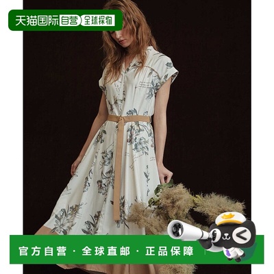 日本直邮Noela 围巾图案衬衫连衣裙 N05236EW017631 连衣裙