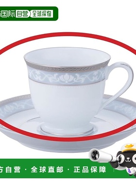 【日本直邮】则武 小咖啡杯 90cc Hampshire Platinum 1pc 铂金细