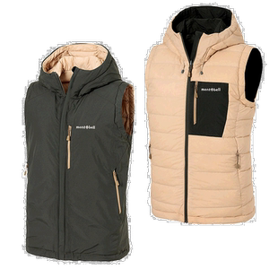 日潮跑腿Montbell 科罗拉多羽绒马甲女式 M1101682 DGN背心羽绒服