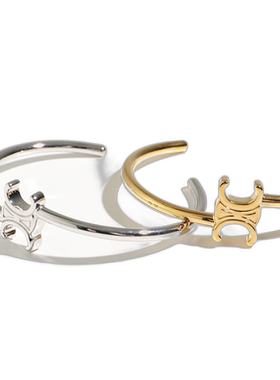 日本直邮CELINE 手镯 460PQ6BRA.35OR 460PQ6BRA.36SI女士 Triomp