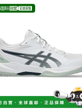 日本直邮ASICS运动鞋 1071A103 GEL-TASK 4 白色/宁静蓝绿色