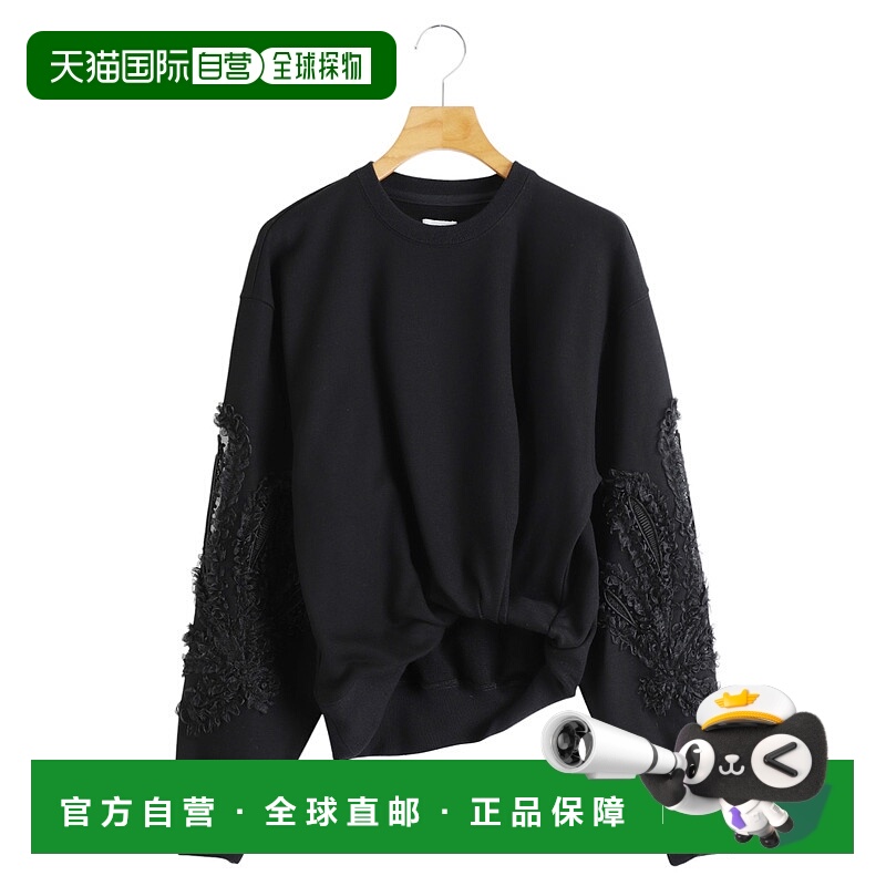 1h可退 日本直邮TELMA 女士 刺绣长袖连帽卫衣 TLM53JE060